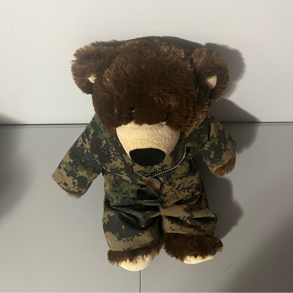 Build-A-Bear Workshop Camo Soldier Plush Teddy Bear 2010 Retired - Picture 4 of 9